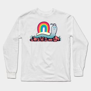 Rainbow Snail Long Sleeve T-Shirt